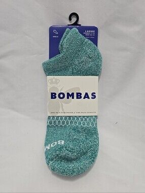 NWT Bombas Ankle Extra Soft Premium Cotton Honeycomb Arch Large Unisex Socks